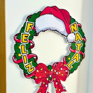 Decoração para Bambolê – Tema Feliz Natal