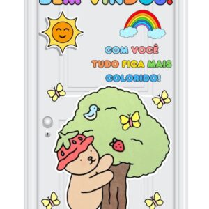 Painel Porta “Bem-Vindos” – Bobbie Goods