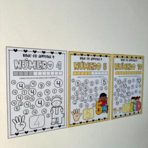 Kit Cartaz Numerais de 1 a 10