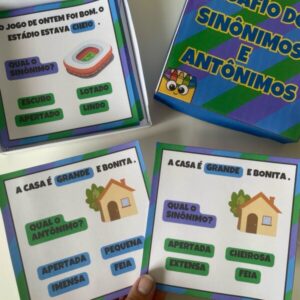 Caixinha dos Sinônimos e Antônimos