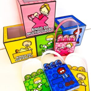 🌈Combo Bingos das Quatro Operações