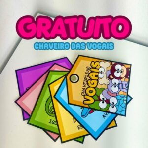 🔑 Chaveiro das Vogais 🅰️🅴🅸🅾️🆄