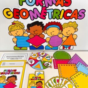 🔺🔵 Kit de Formas Geométricas – Atividades Lúdicas para Educação Infantil 📐✨