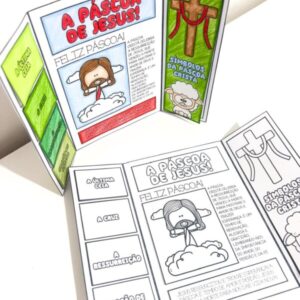 🌷✝️ Lapbook da Páscoa Cristã – Aprendizado com Significado! 🐣💛