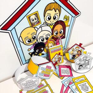 👨‍👩‍👧‍👦💐 Kit Dia de Quem Cuida de Mim – Comemoração Inclusiva e Afetiva 🌟💛