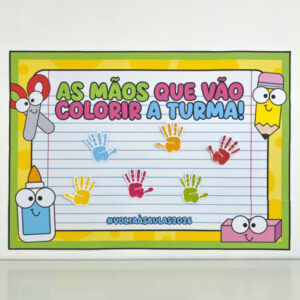 🤝🎨 Cartaz Colaborativo Volta às Aulas 2026