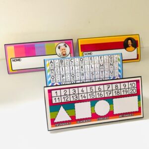 🌟 Crachás de Mesa Editáveis✏️