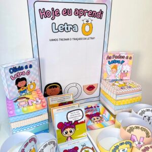 Combo Kits Histórias na Caixa e Cartazes Letras do Alfabeto