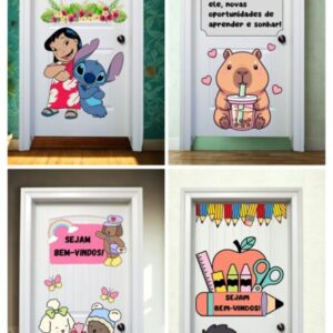 Kit Painéis de Porta – Volta às Aulas